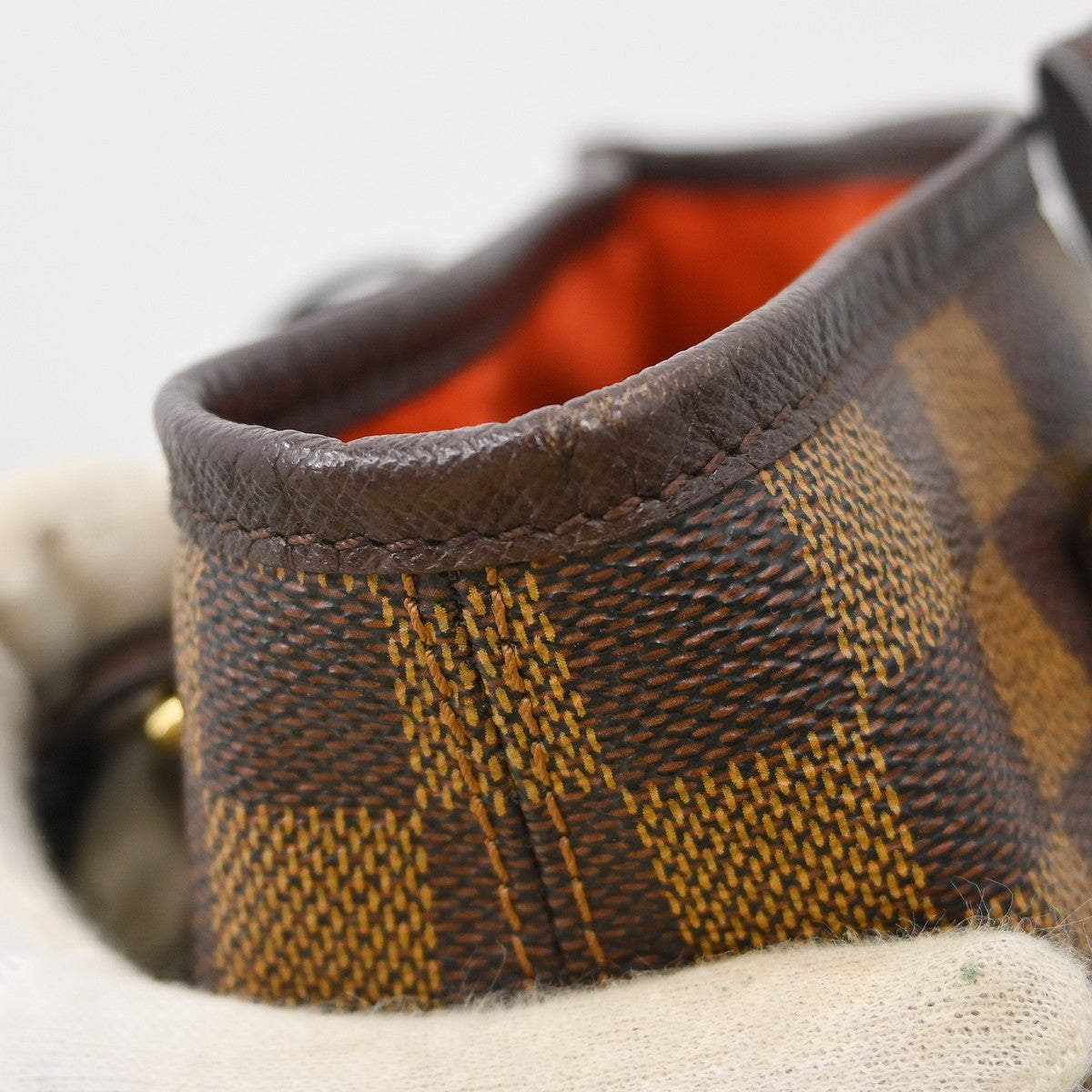 Louis Vuitton Marais Bucket Bag Damier Brown Canvas Tote Bag Bag (Pre-Owned)