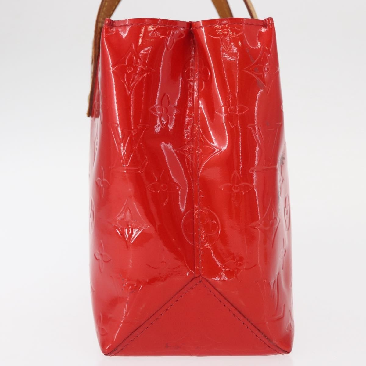 Louis Vuitton Reade Handbag Monogram Vernis Red Patent_Leather Handbag (Pre-Owned)