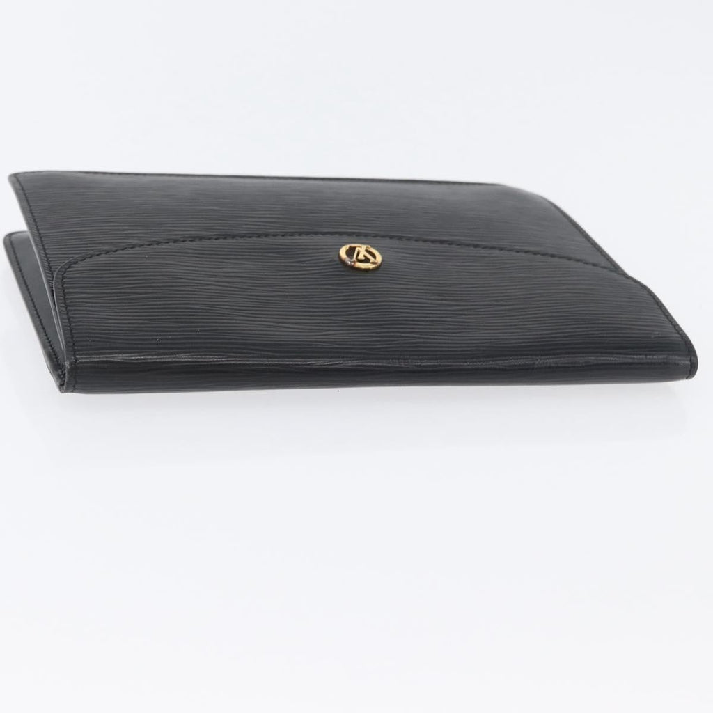 Louis Vuitton Vintage Montaigne Clutch Epi Leather Black Leather Clutche & Pouche Bag (Pre-Owned)