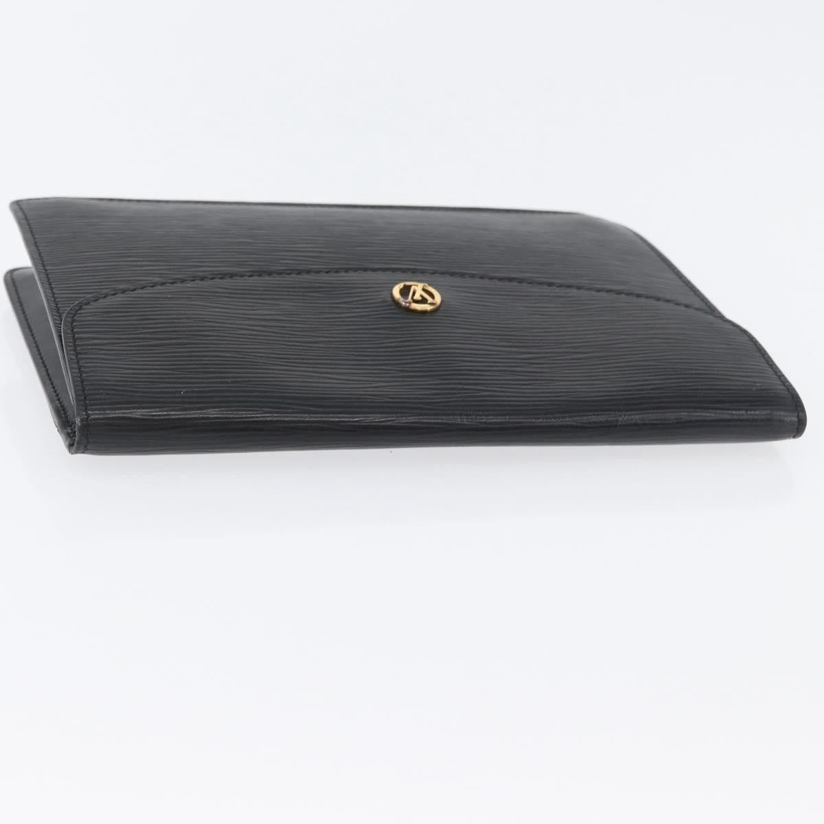 Louis Vuitton Vintage Montaigne Clutch Epi Leather Black Leather Clutche & Pouche Bag (Pre-Owned)