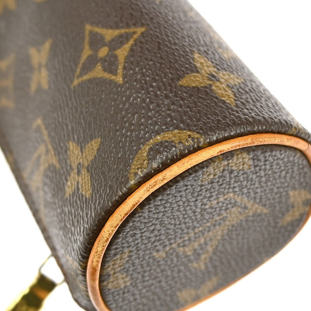 Louis Vuitton Papillon Pochette Monogram Canvas Brown Canvas Clutche & Pouche Bag (Pre-Owned)