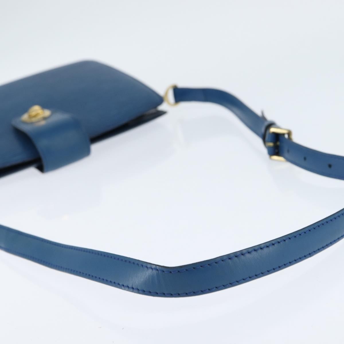 Louis Vuitton Capucines Shoulder Bag Epi Leather Blue Leather Shoulder Bag Bag (Pre-Owned)