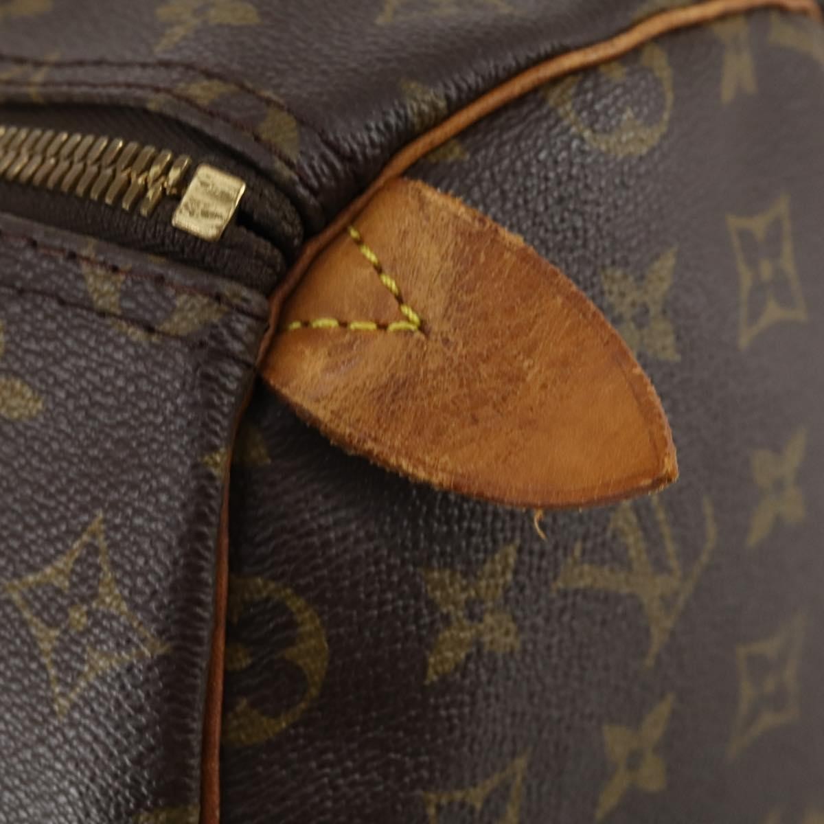 Louis Vuitton Keepall Bag Monogram Canvas Brown Canvas Travel Bag Bag (Pre-Owned)
