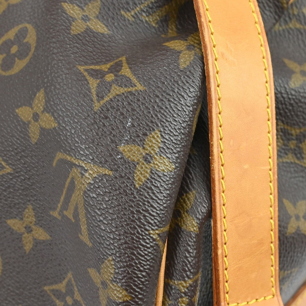 Louis Vuitton Keepall Bandouliere Bag Monogram Canvas Brown Canvas Travel Bag Bag (Pre-Owned)