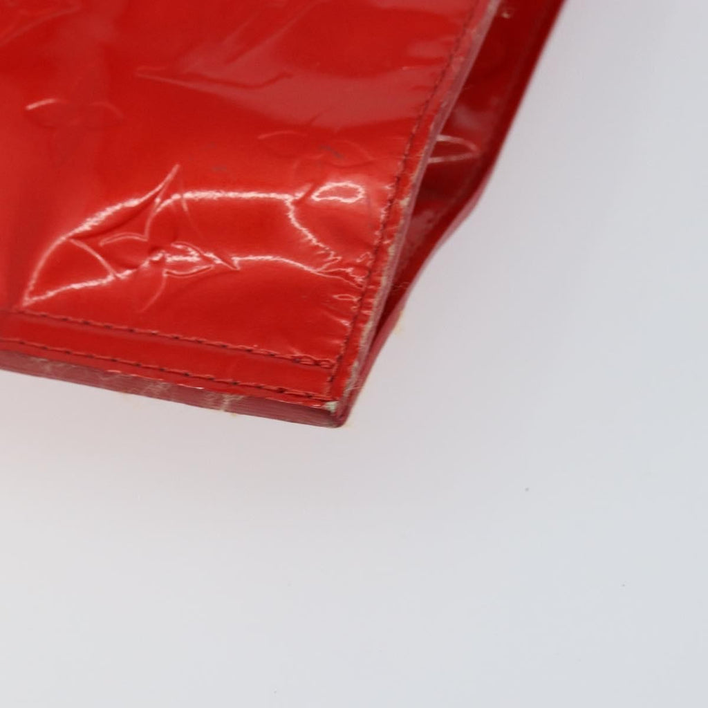 Louis Vuitton Stanton Handbag Monogram Vernis Red Patent_Leather Tote Bag Bag (Pre-Owned)