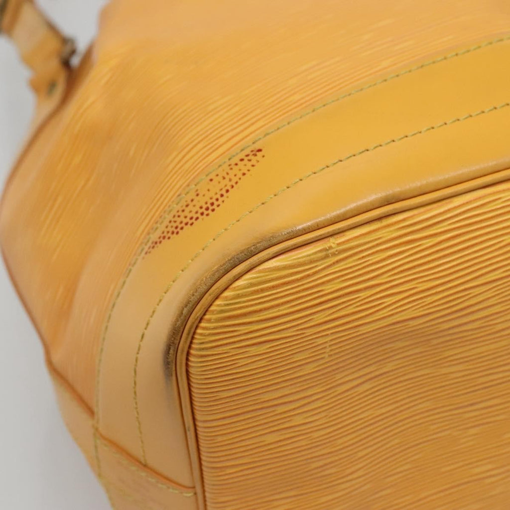 Louis Vuitton Noe Handbag Epi Leather Yellow Leather Shoulder Bag Bag (Pre-Owned)