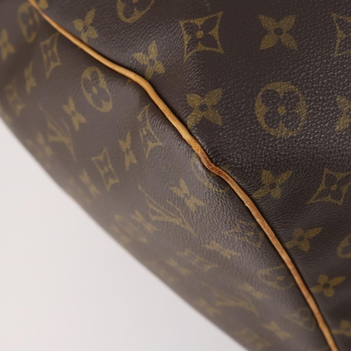Louis Vuitton Keepall Bag Monogram Canvas Brown Canvas Travel Bag Bag (Pre-Owned)