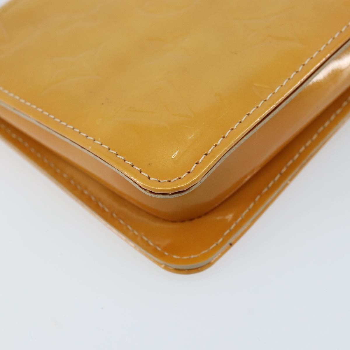 Louis Vuitton Lexington Pochette Patent Leather Beige Patent_Leather Clutche & Pouche Bag (Pre-Owned)