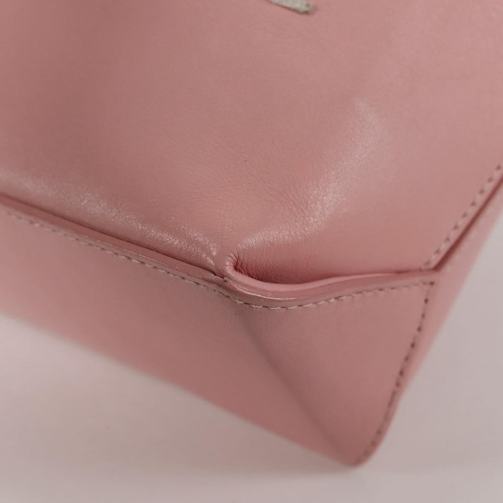 Chanel Essential Shopping Tote Leather Pink Leather Bag (Pre-Owned)