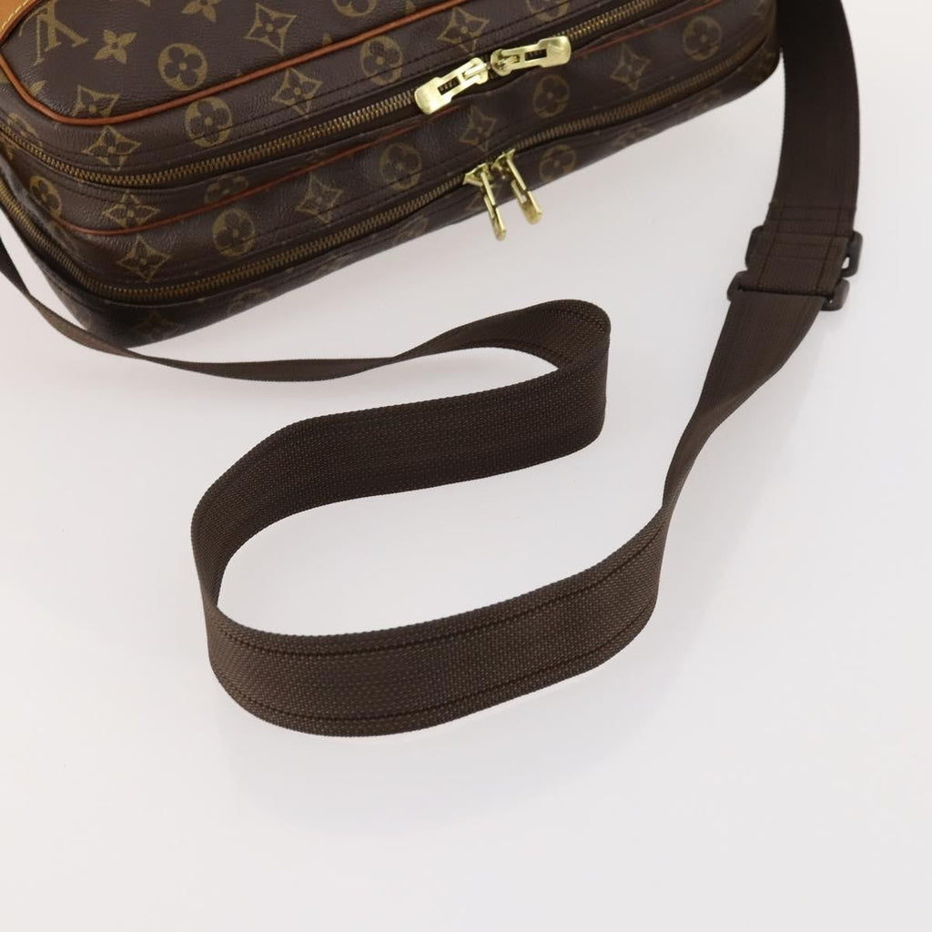 Louis Vuitton Reporter Bag Monogram Canvas Brown Canvas Shoulder Bag Bag (Pre-Owned)