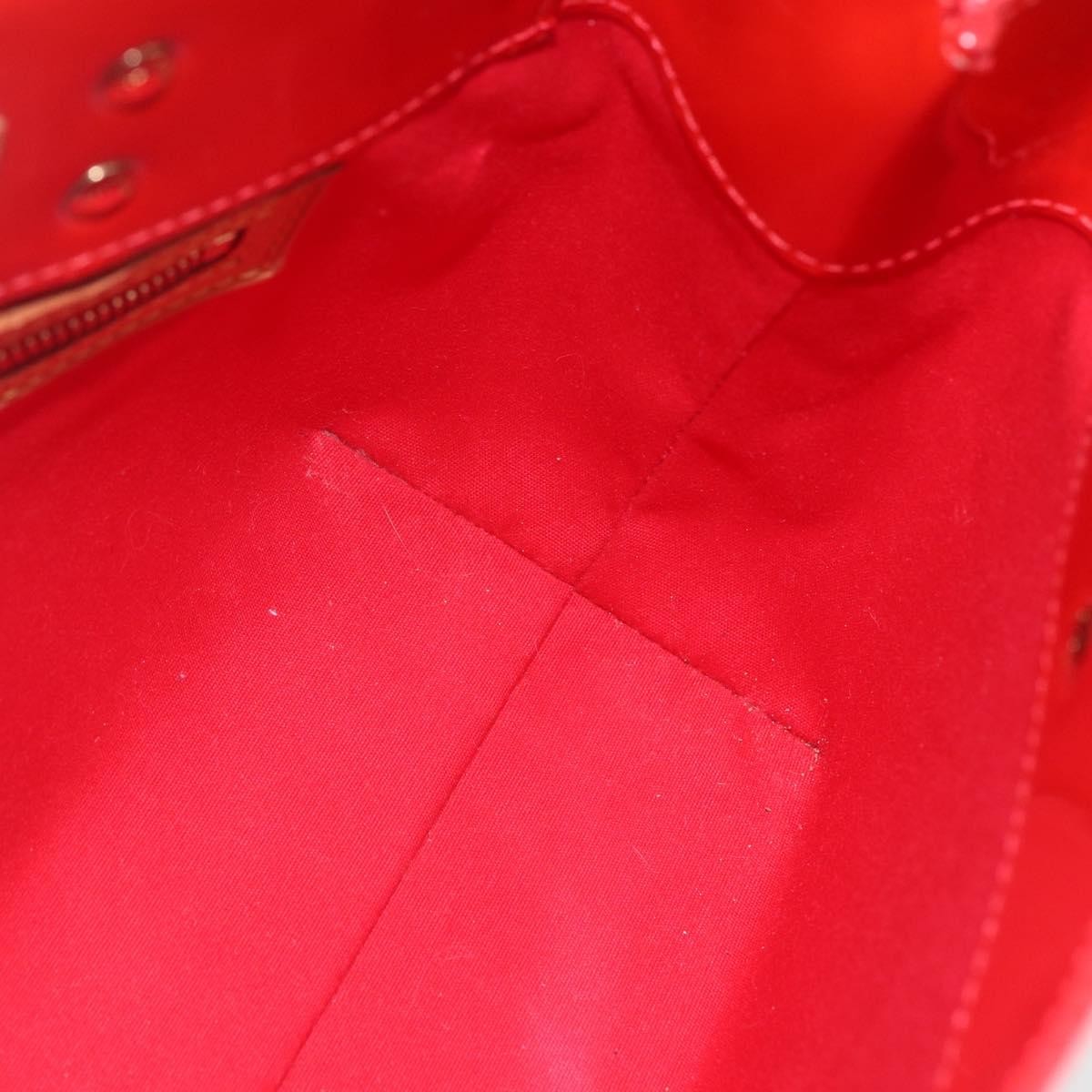 Louis Vuitton Reade Handbag Monogram Vernis Red Patent_Leather Handbag (Pre-Owned)