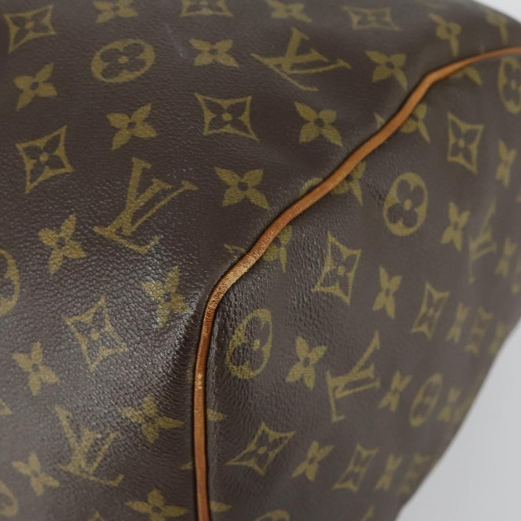 Louis Vuitton Keepall Bag Monogram Canvas Brown Canvas Travel Bag Bag (Pre-Owned)