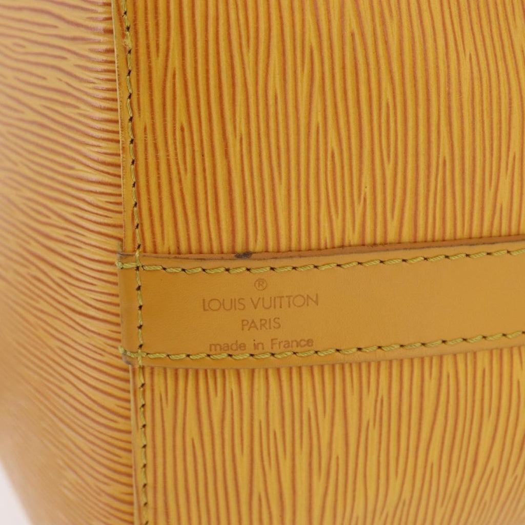 Louis Vuitton Petit Noe Handbag Epi Leather Yellow Leather Shoulder Bag Bag (Pre-Owned)