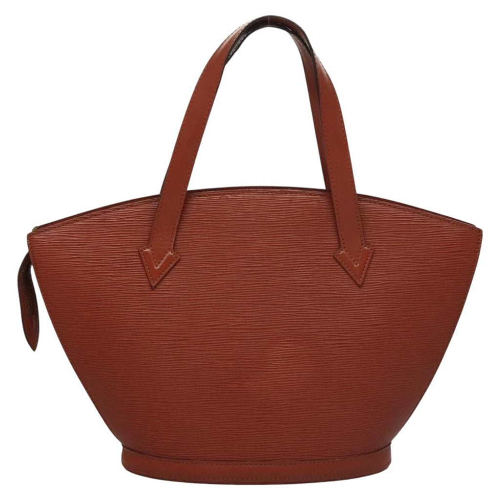 Louis Vuitton Saint Jacques Handbag Epi Leather Brown Leather Handbag (Pre-Owned)