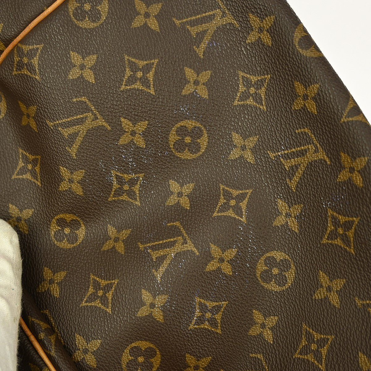 Louis Vuitton Keepall Bag Monogram Canvas Brown Canvas Travel Bag Bag (Pre-Owned)