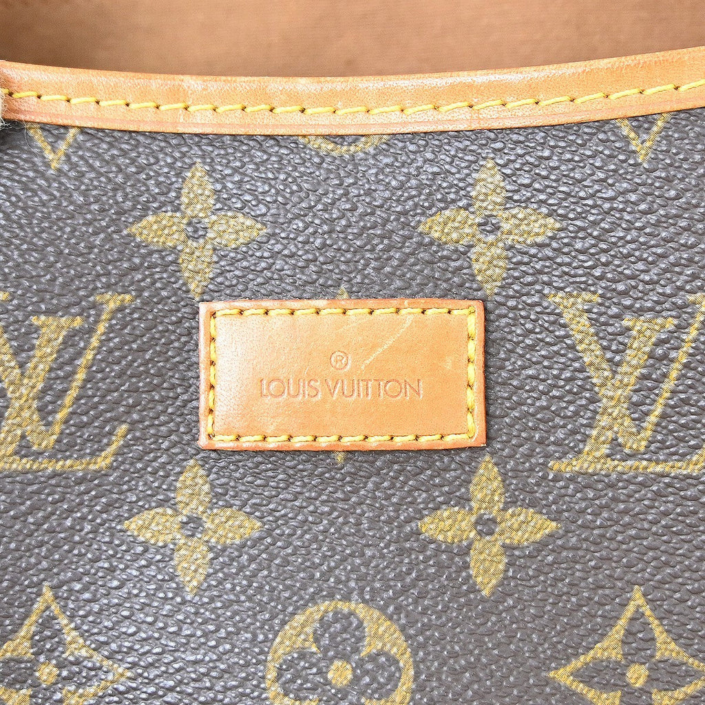 Louis Vuitton Saumur Handbag Monogram Canvas Brown Canvas Shoulder Bag Bag (Pre-Owned)
