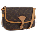 Louis Vuitton Sologne Handbag Monogram Canvas Brown Canvas Shoulder Bag Bag (Pre-Owned)