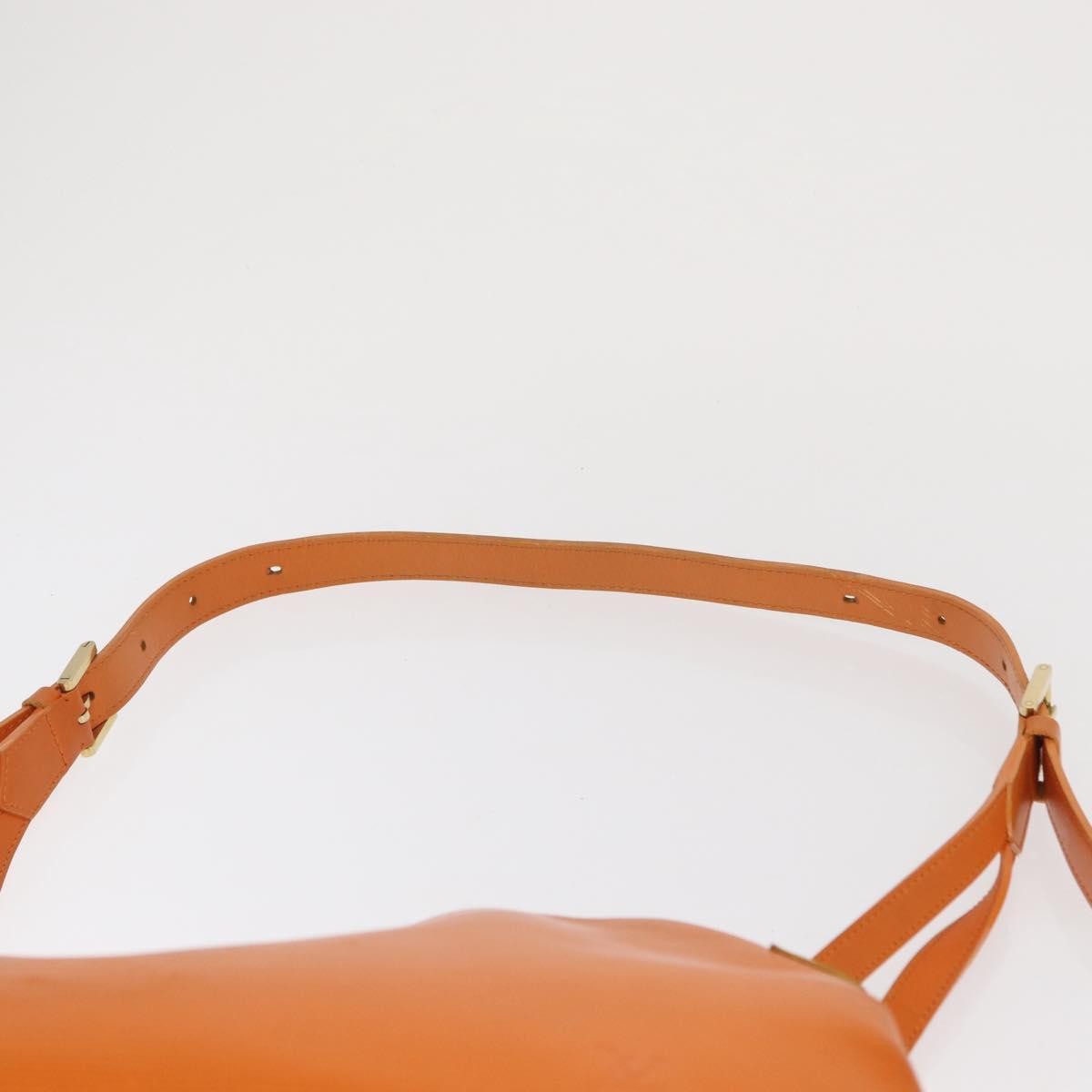 Louis Vuitton Mandara Handbag Epi Leather Orange Leather Shoulder Bag Bag (Pre-Owned)