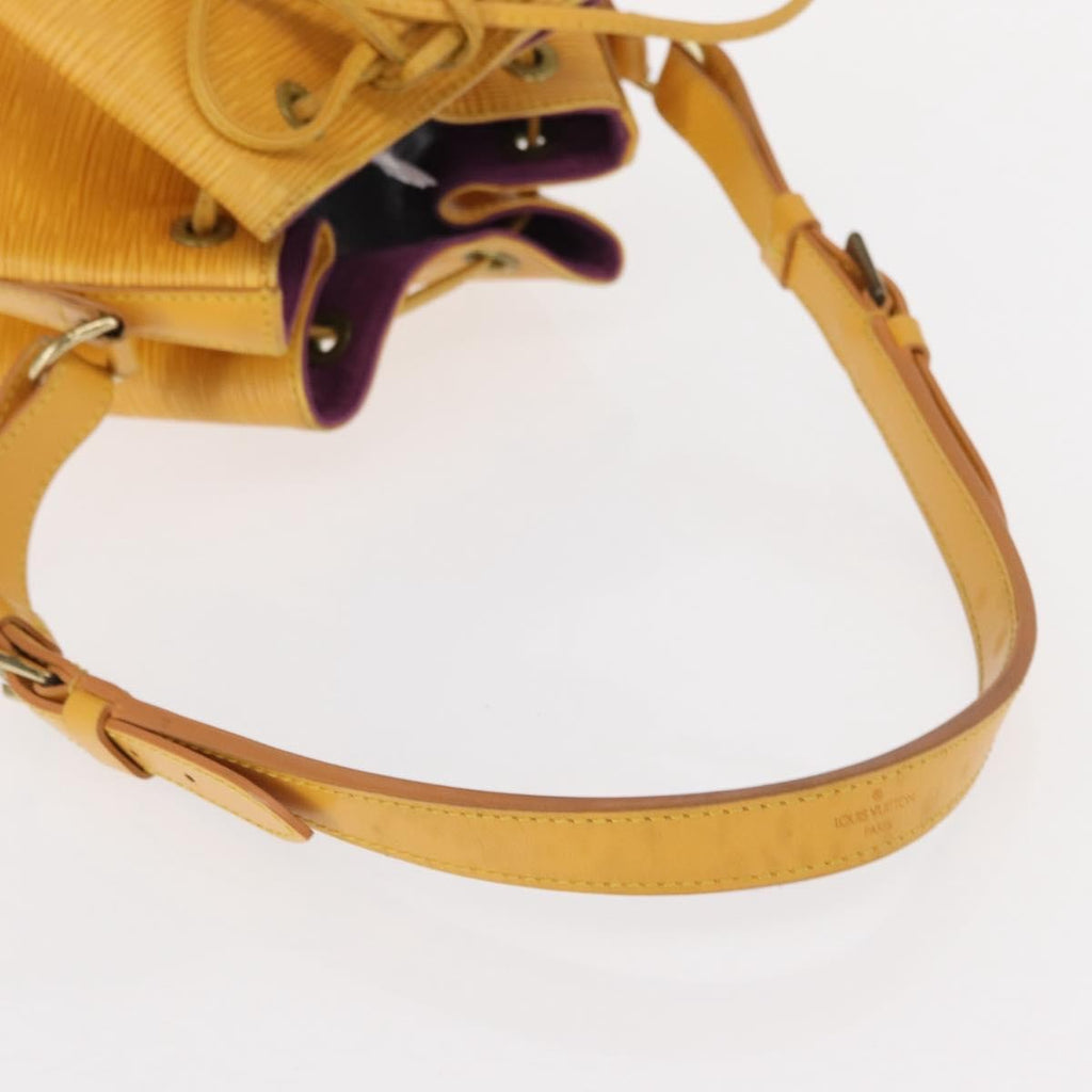 Louis Vuitton Noe Handbag Epi Leather Yellow Leather Shoulder Bag Bag (Pre-Owned)