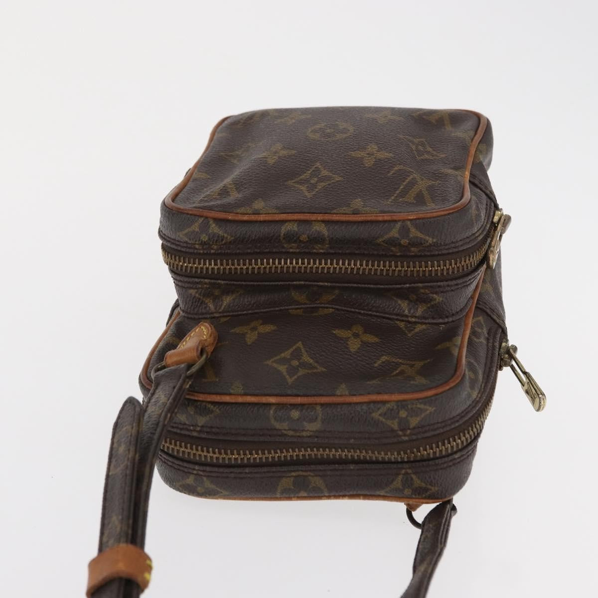 Louis Vuitton Amazone Bag Monogram Canvas Brown Canvas Shoulder Bag Bag (Pre-Owned)