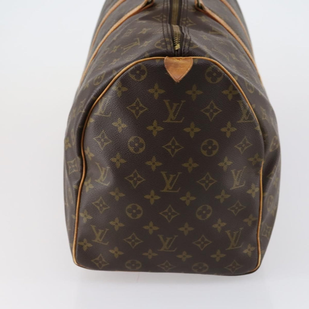 Louis Vuitton Keepall Bag Monogram Canvas Brown Canvas Travel Bag Bag (Pre-Owned)