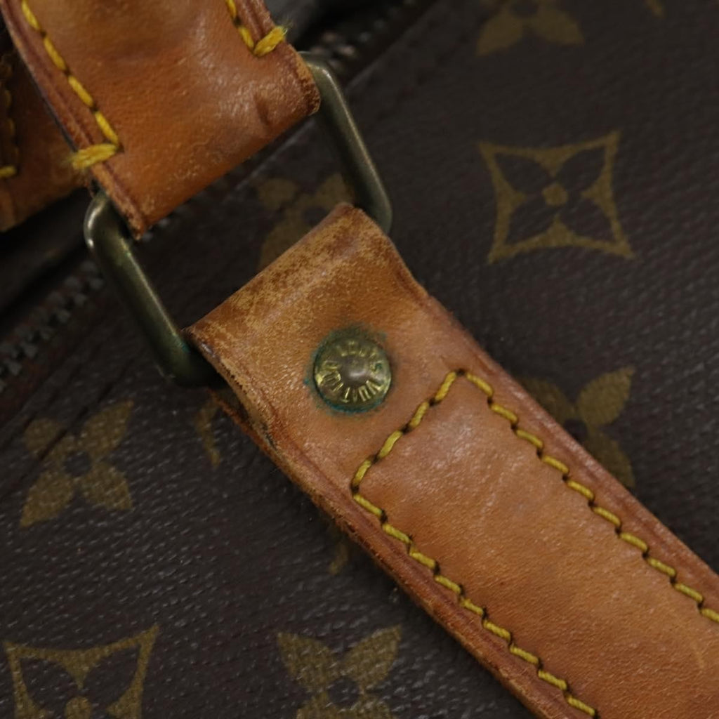 Louis Vuitton Keepall Bag Monogram Canvas Brown Canvas Travel Bag Bag (Pre-Owned)