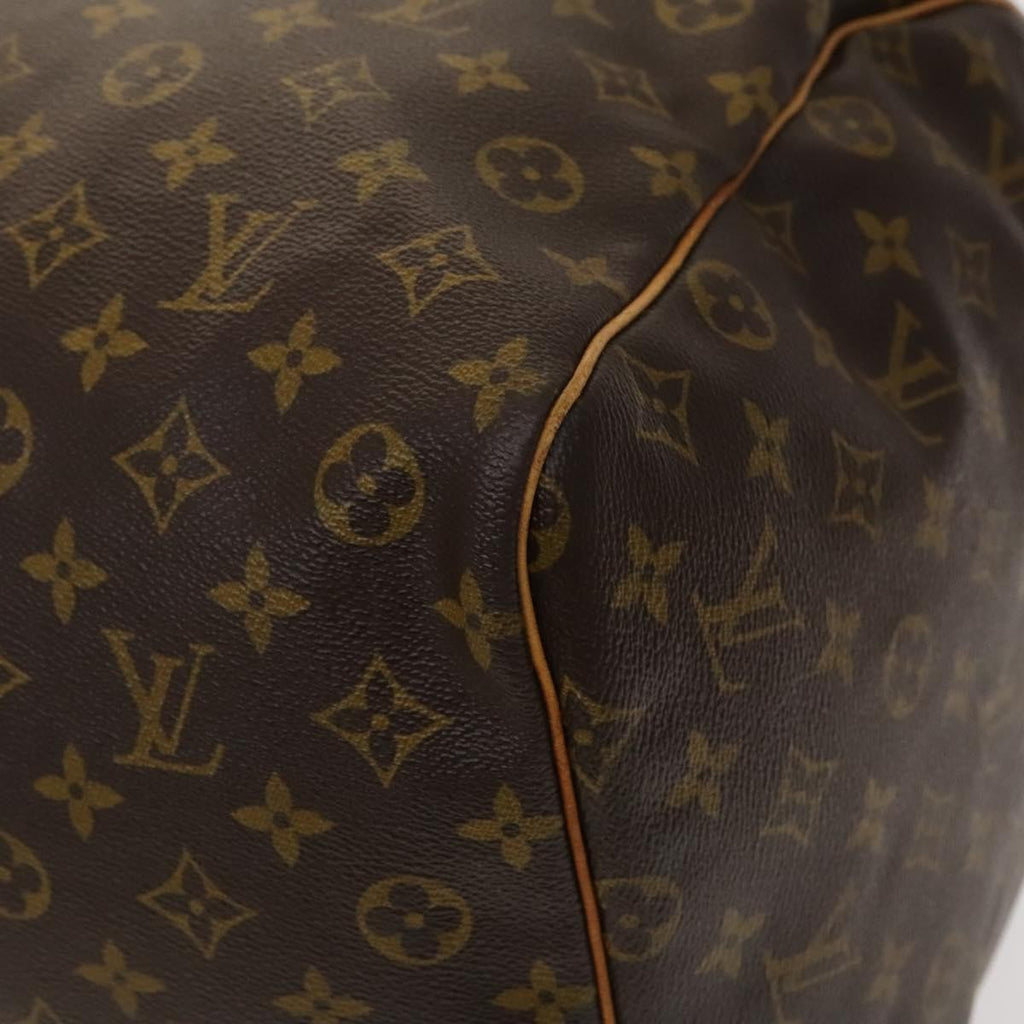 Louis Vuitton Keepall Bag Monogram Canvas Brown Canvas Travel Bag Bag (Pre-Owned)