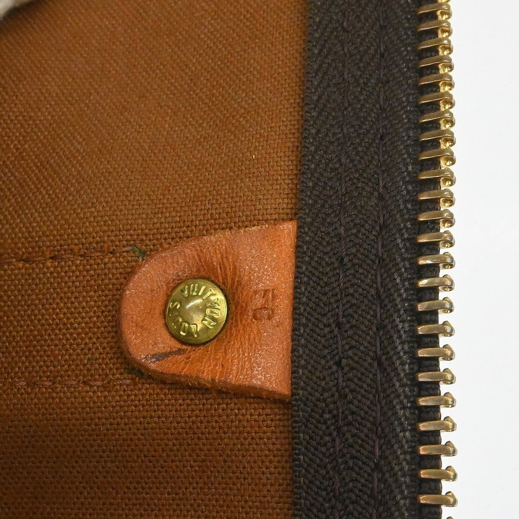 Louis Vuitton Keepall Bag Monogram Canvas Brown Canvas Travel Bag Bag (Pre-Owned)