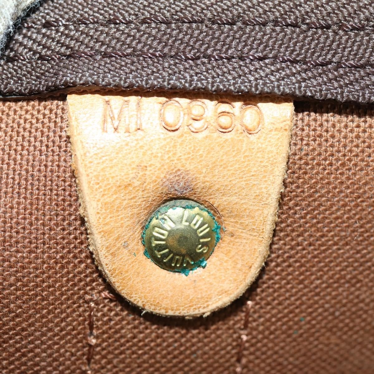 Louis Vuitton Keepall Bag Monogram Canvas Brown Canvas Travel Bag Bag (Pre-Owned)