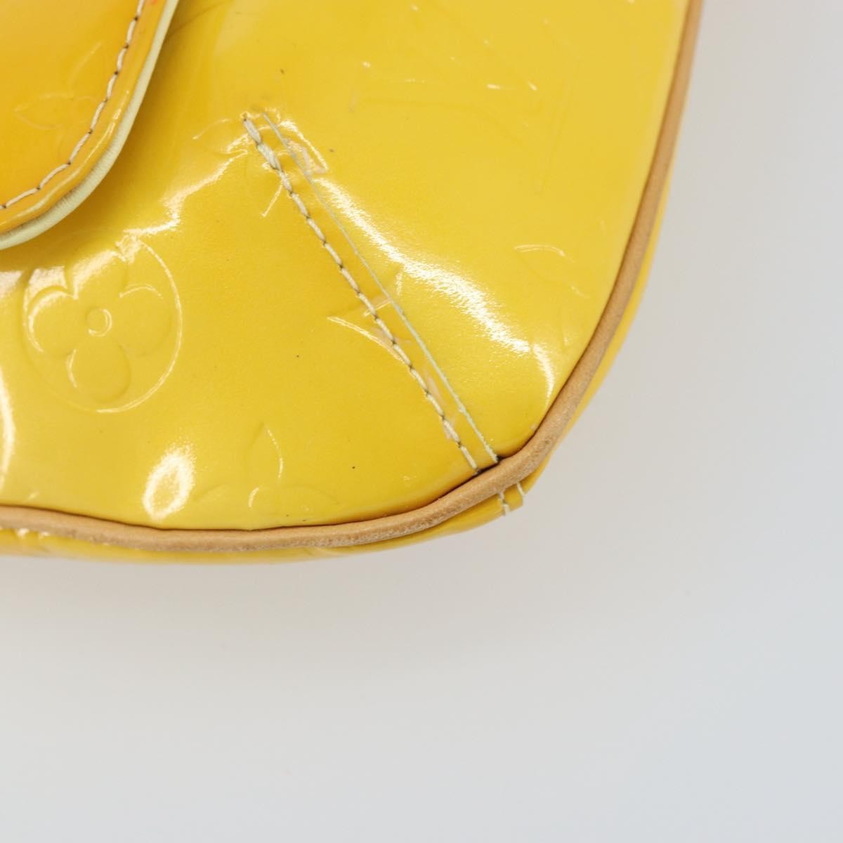 Louis Vuitton Thompson Street Handbag Monogram Vernis Yellow Patent_Leather Shoulder Bag Bag (Pre-Owned)