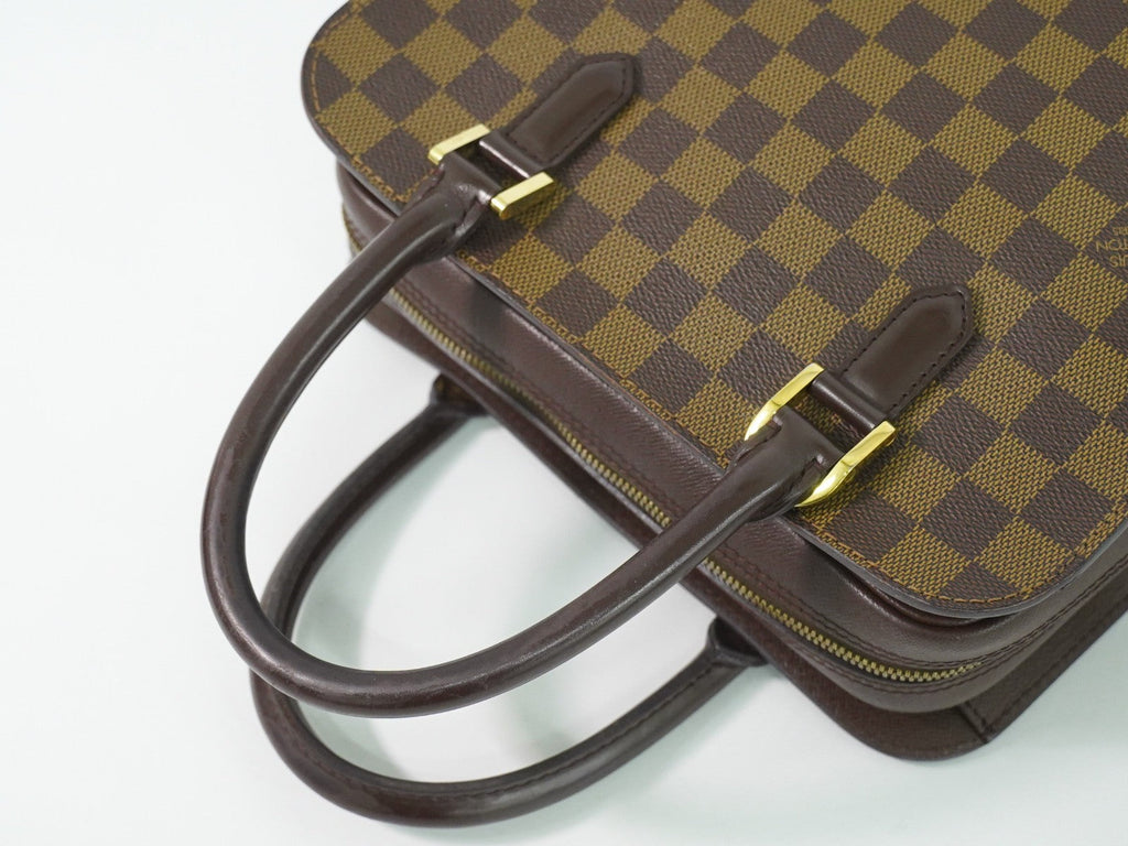 Louis Vuitton Triana Bag Damier Brown Canvas Handbag (Pre-Owned)
