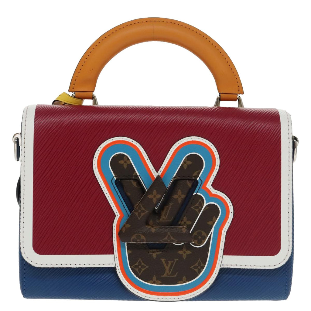 Louis Vuitton Twist Top Handle Bag Limited Edition Peace Love Epi And Monogram Canvas Multicolour Leather Bag (Pre-Owned)