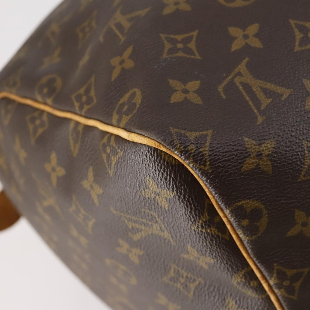 Louis Vuitton Keepall Bag Monogram Canvas Brown Canvas Travel Bag Bag (Pre-Owned)