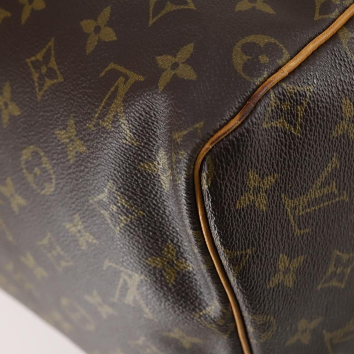 Louis Vuitton Keepall Bag Monogram Canvas Brown Canvas Travel Bag Bag (Pre-Owned)