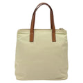 Prada Vintage Tote Tessuto White Nylon Tote Bag Bag (Pre-Owned)