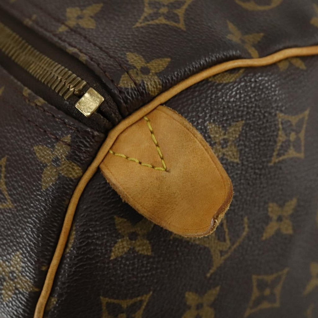 Louis Vuitton Keepall Bag Monogram Canvas Brown Canvas Travel Bag Bag (Pre-Owned)