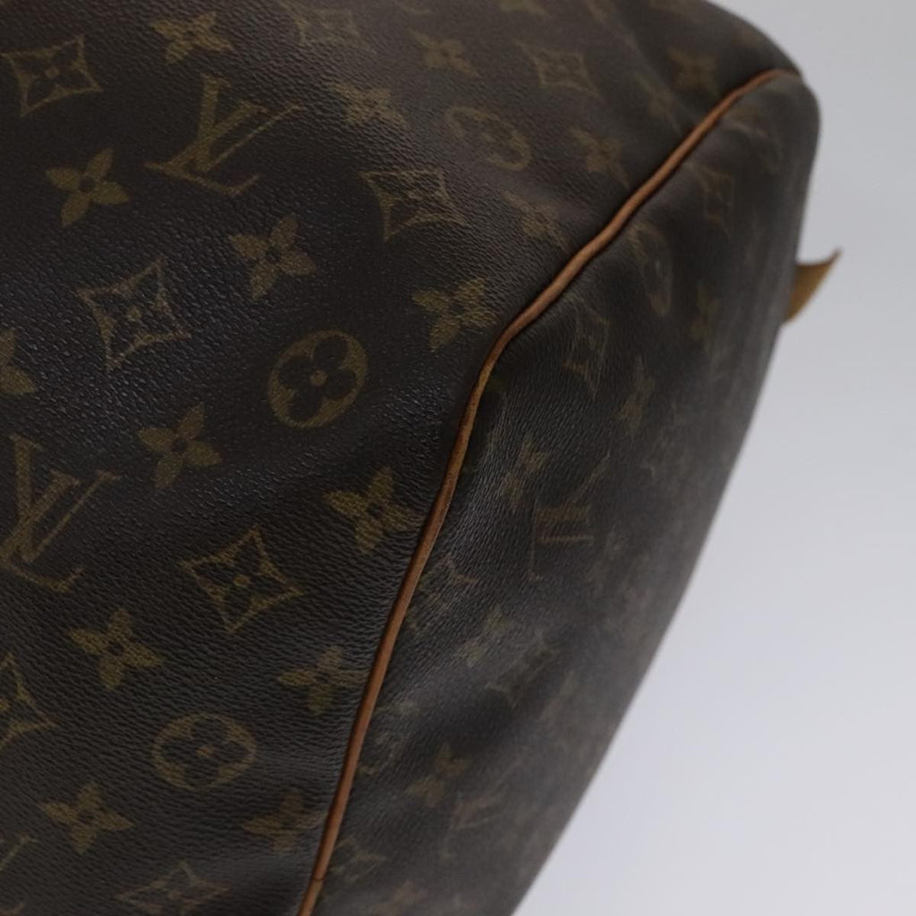 Louis Vuitton Keepall Bag Monogram Canvas Brown Canvas Travel Bag Bag (Pre-Owned)