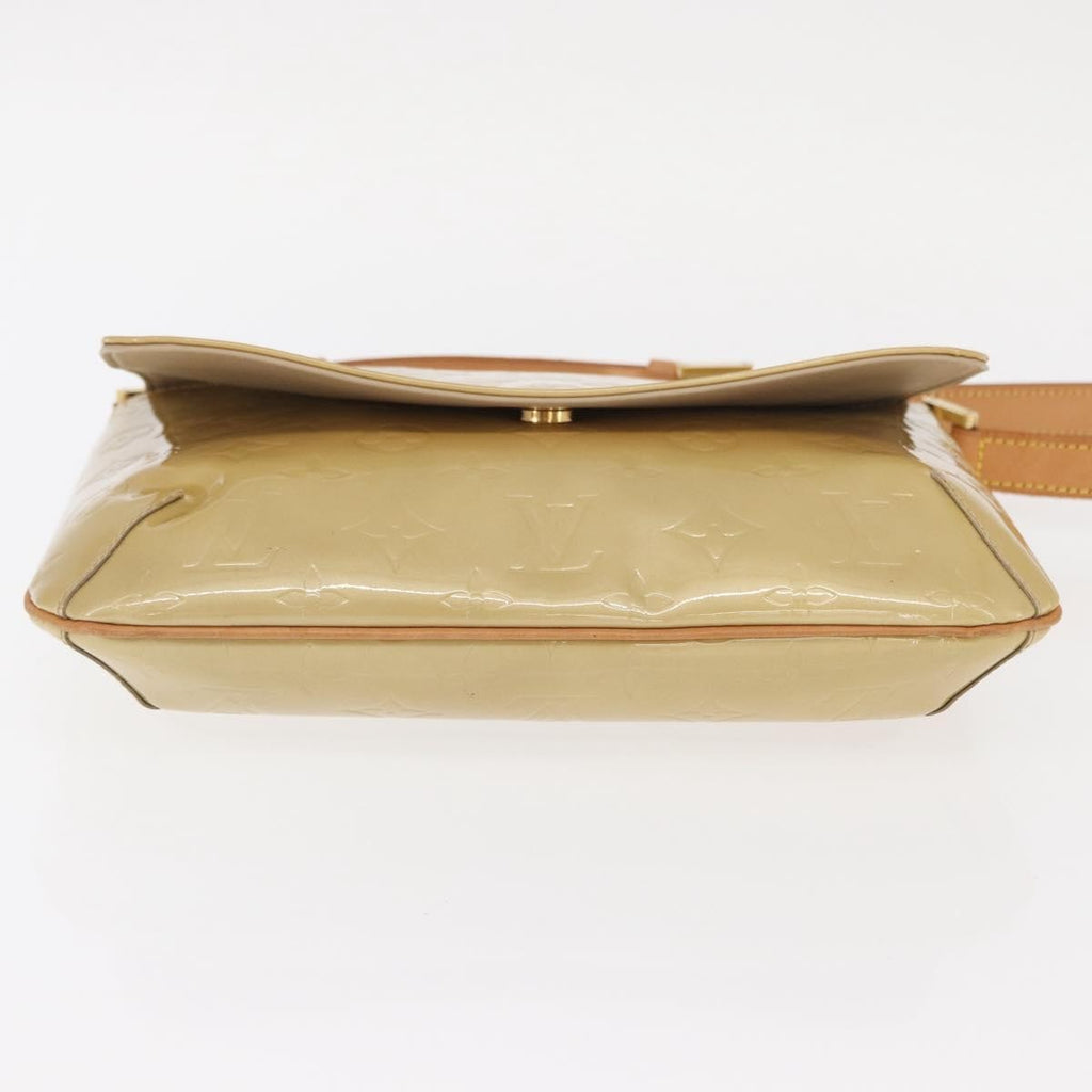 Louis Vuitton Thompson Street Handbag Monogram Vernis Beige Patent_Leather Shoulder Bag Bag (Pre-Owned)