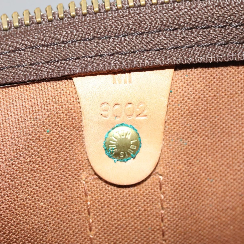 Louis Vuitton Keepall Bag Monogram Canvas Brown Canvas Travel Bag Bag (Pre-Owned)