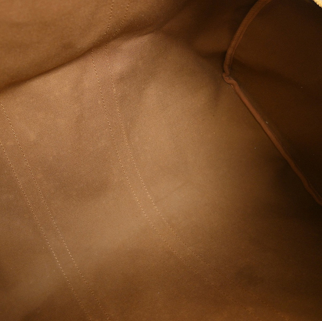 Louis Vuitton Keepall Bag Monogram Canvas Brown Canvas Travel Bag Bag (Pre-Owned)