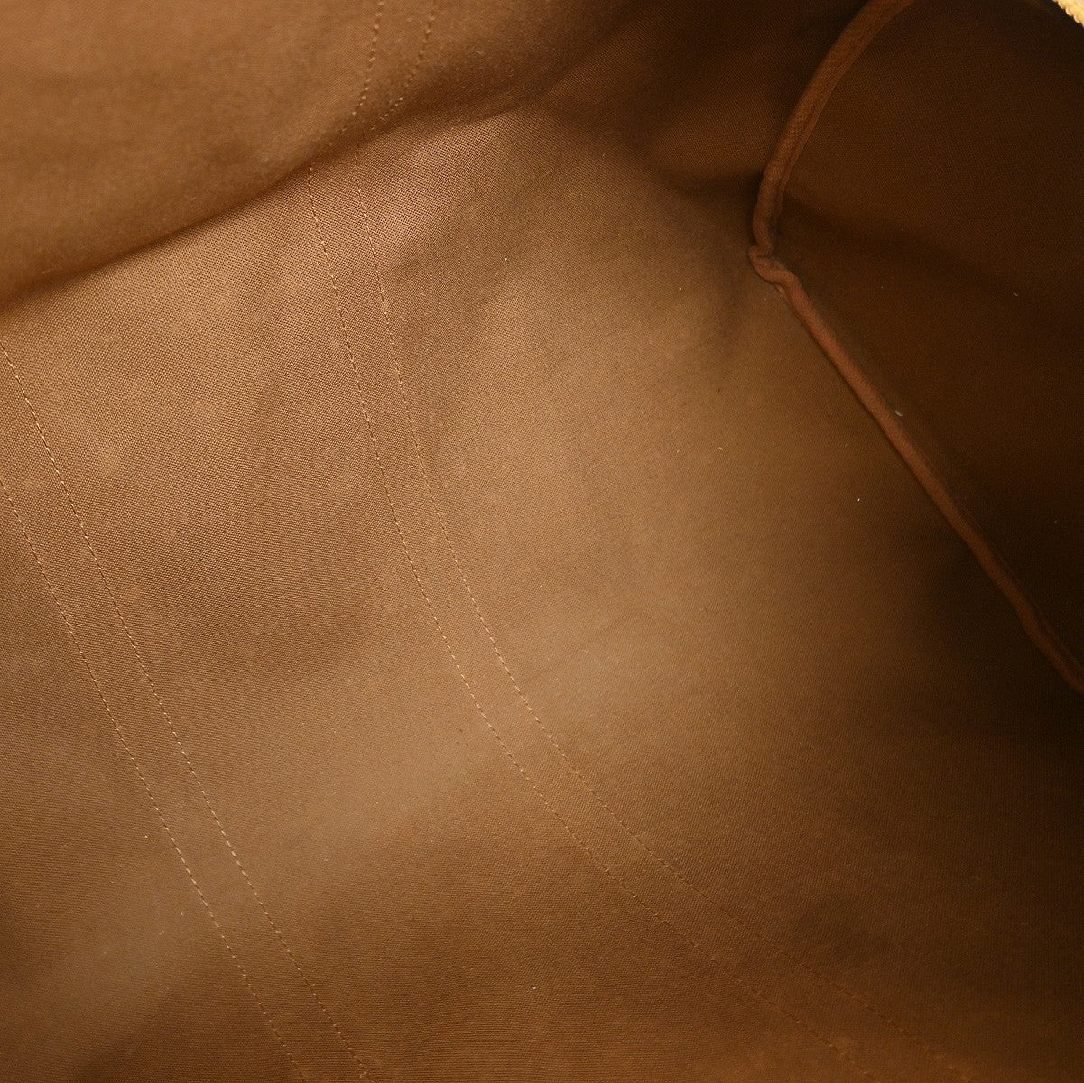 Louis Vuitton Keepall Bag Monogram Canvas Brown Canvas Travel Bag Bag (Pre-Owned)