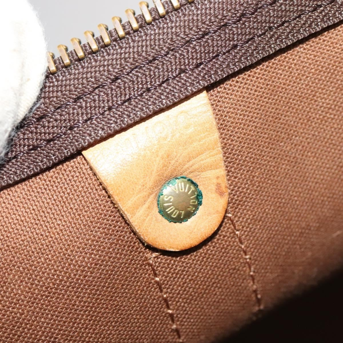 Louis Vuitton Keepall Bag Monogram Canvas Brown Canvas Travel Bag Bag (Pre-Owned)