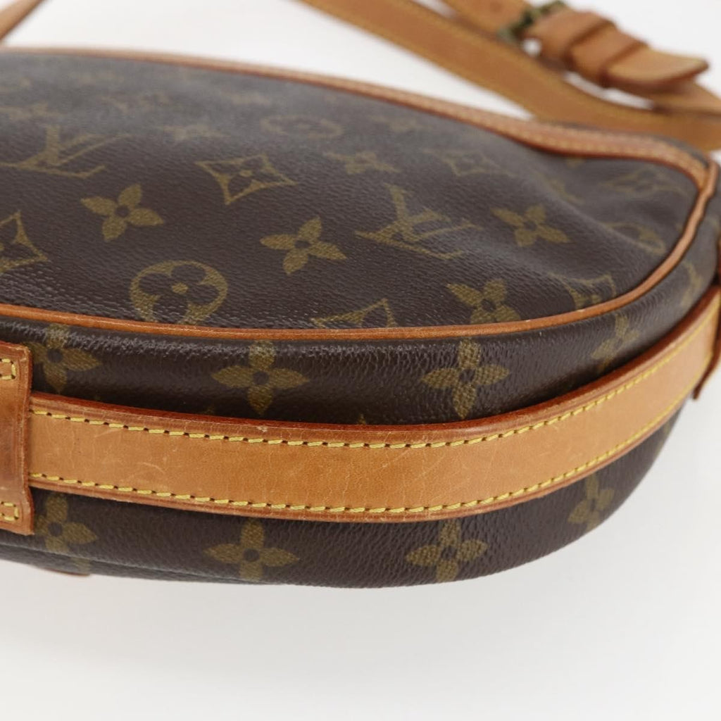 Louis Vuitton Jeune Fille Handbag Monogram Canvas Brown Canvas Shoulder Bag Bag (Pre-Owned)