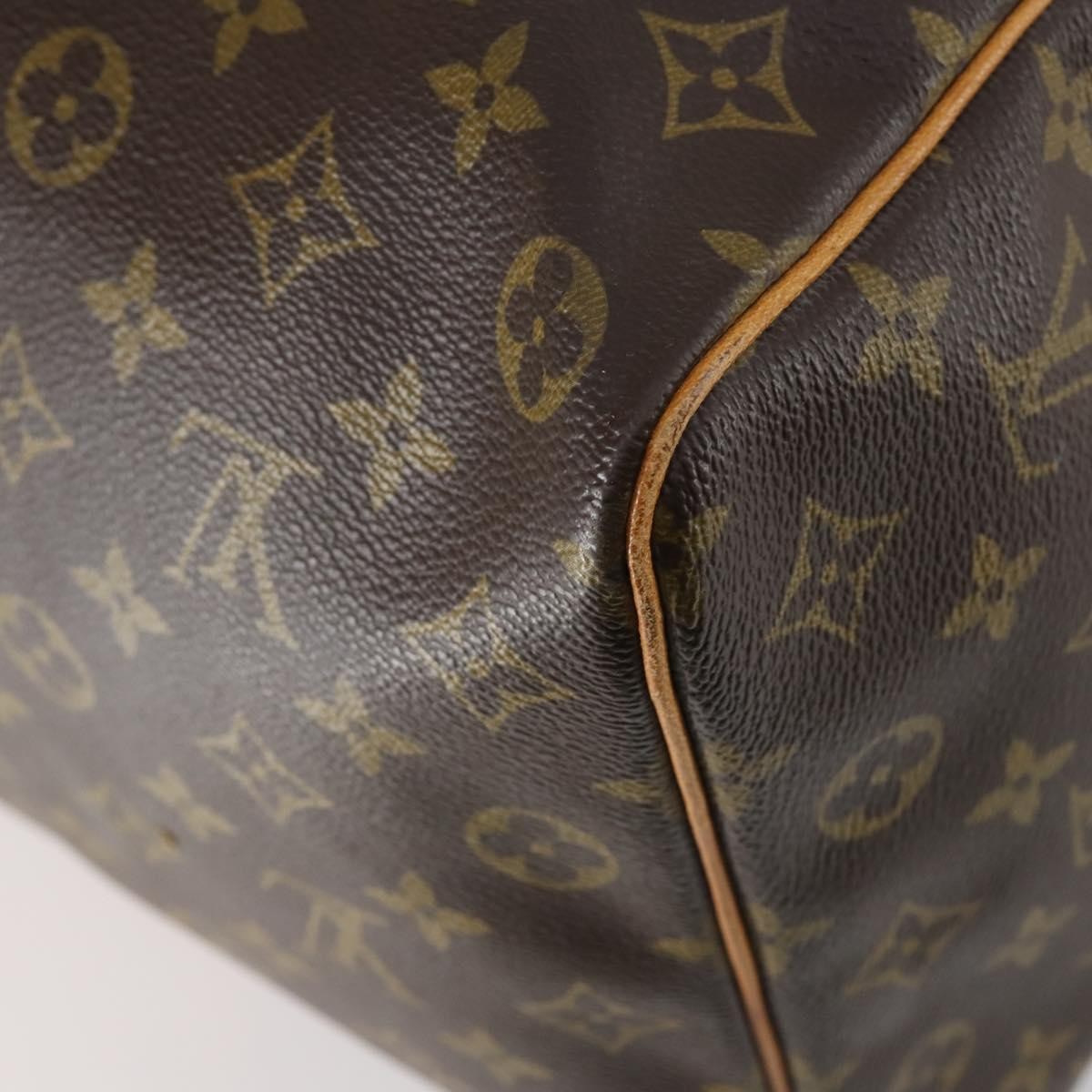 Louis Vuitton Keepall Bag Monogram Canvas Brown Canvas Bag (Pre-Owned)