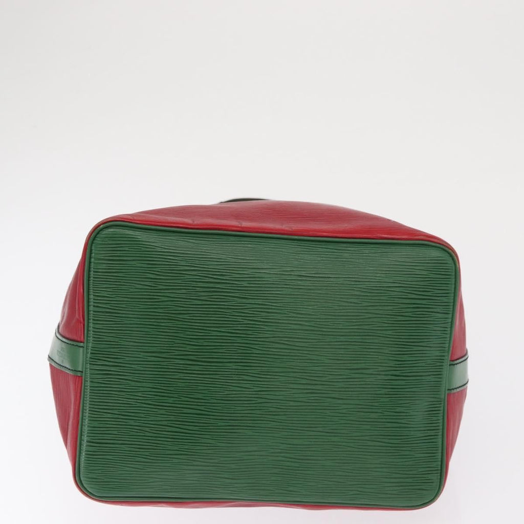 Louis Vuitton Bicolor Petit Noe Handbag Epi Leather Green Leather Shoulder Bag Bag (Pre-Owned)