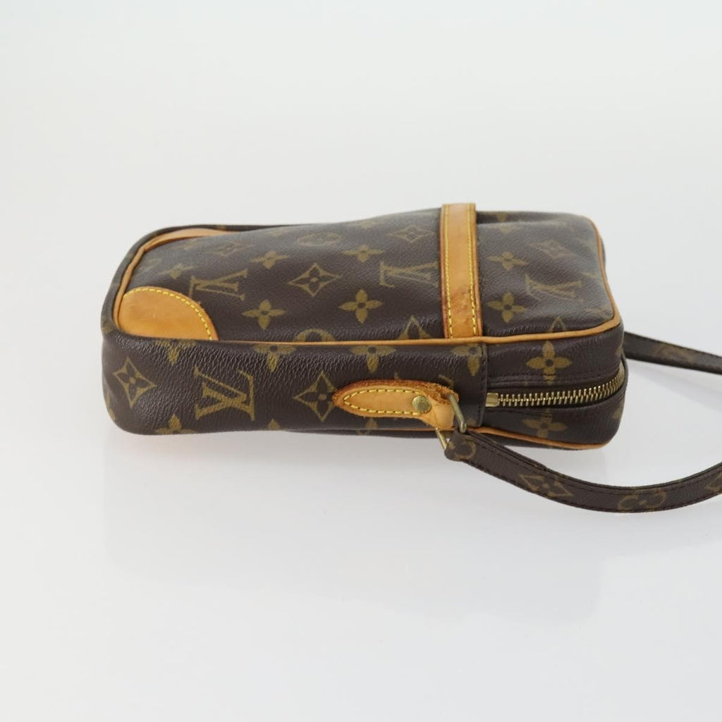 Louis Vuitton Danube Handbag Monogram Canvas Brown Canvas Shoulder Bag Bag (Pre-Owned)