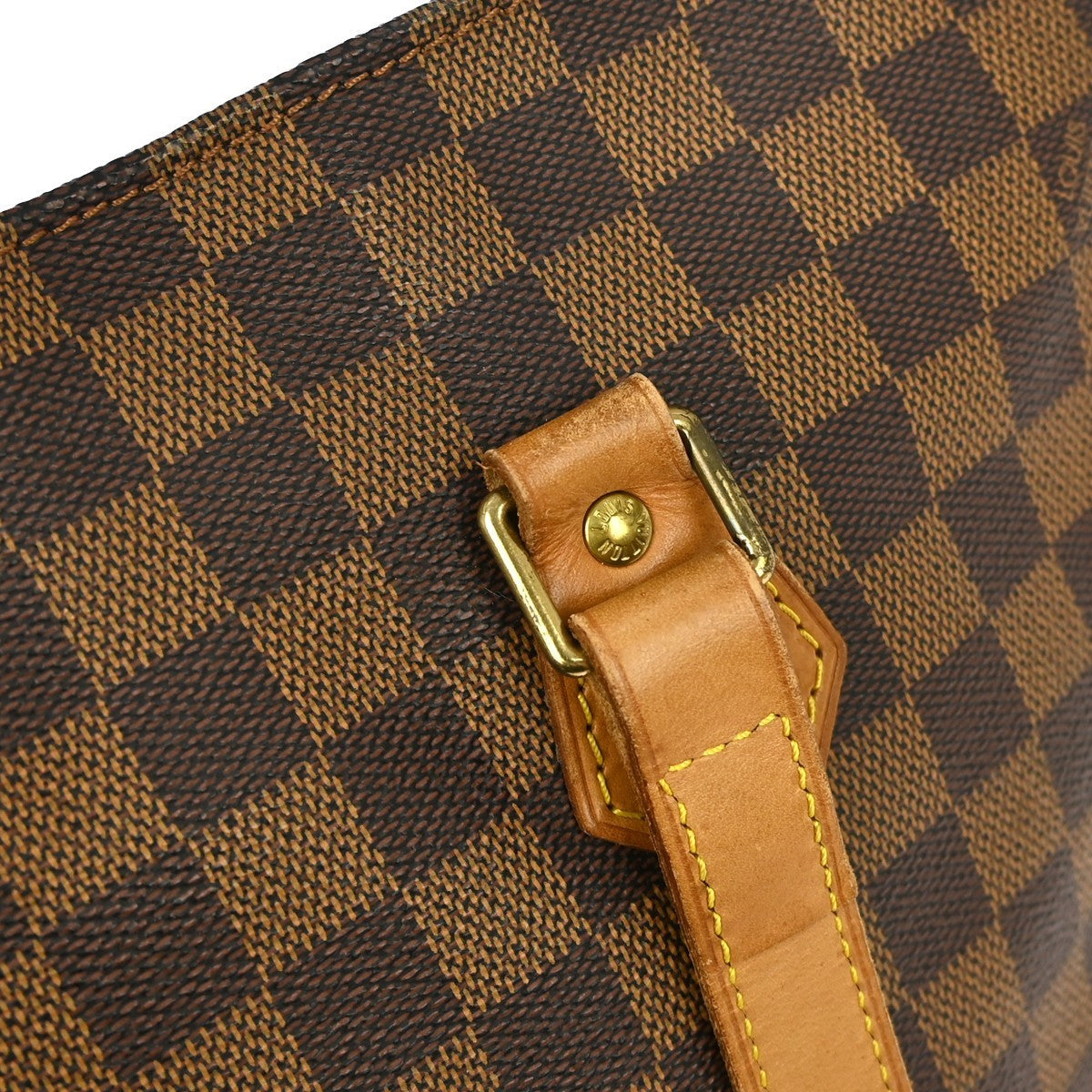 Louis Vuitton Chelsea Handbag Centenaire Damier Brown Canvas Tote Bag Bag (Pre-Owned)