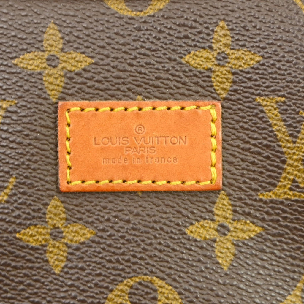 Louis Vuitton Saumur Handbag Monogram Canvas Brown Canvas Shoulder Bag Bag (Pre-Owned)