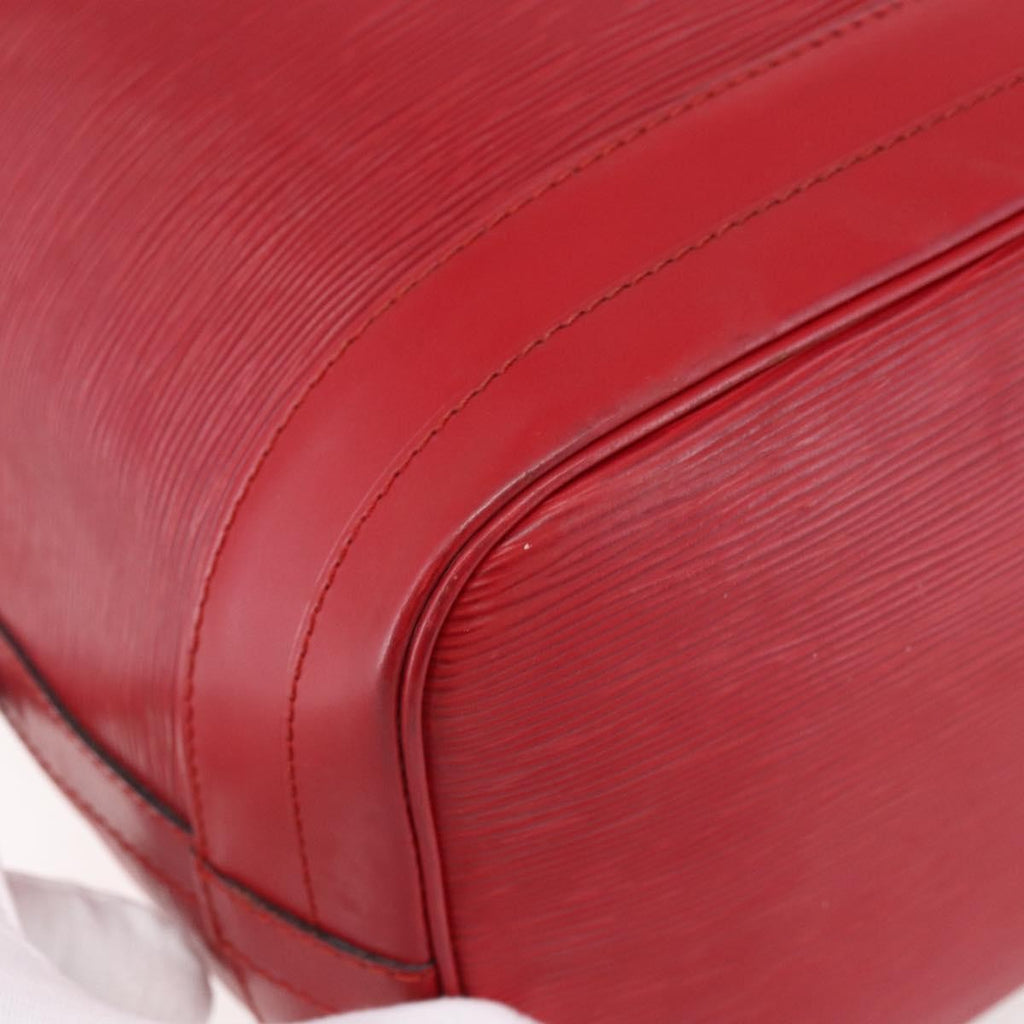 Louis Vuitton Noe Shoulder Bag Leather Red Leather Shoulder Bag Bag (Pre-Owned)