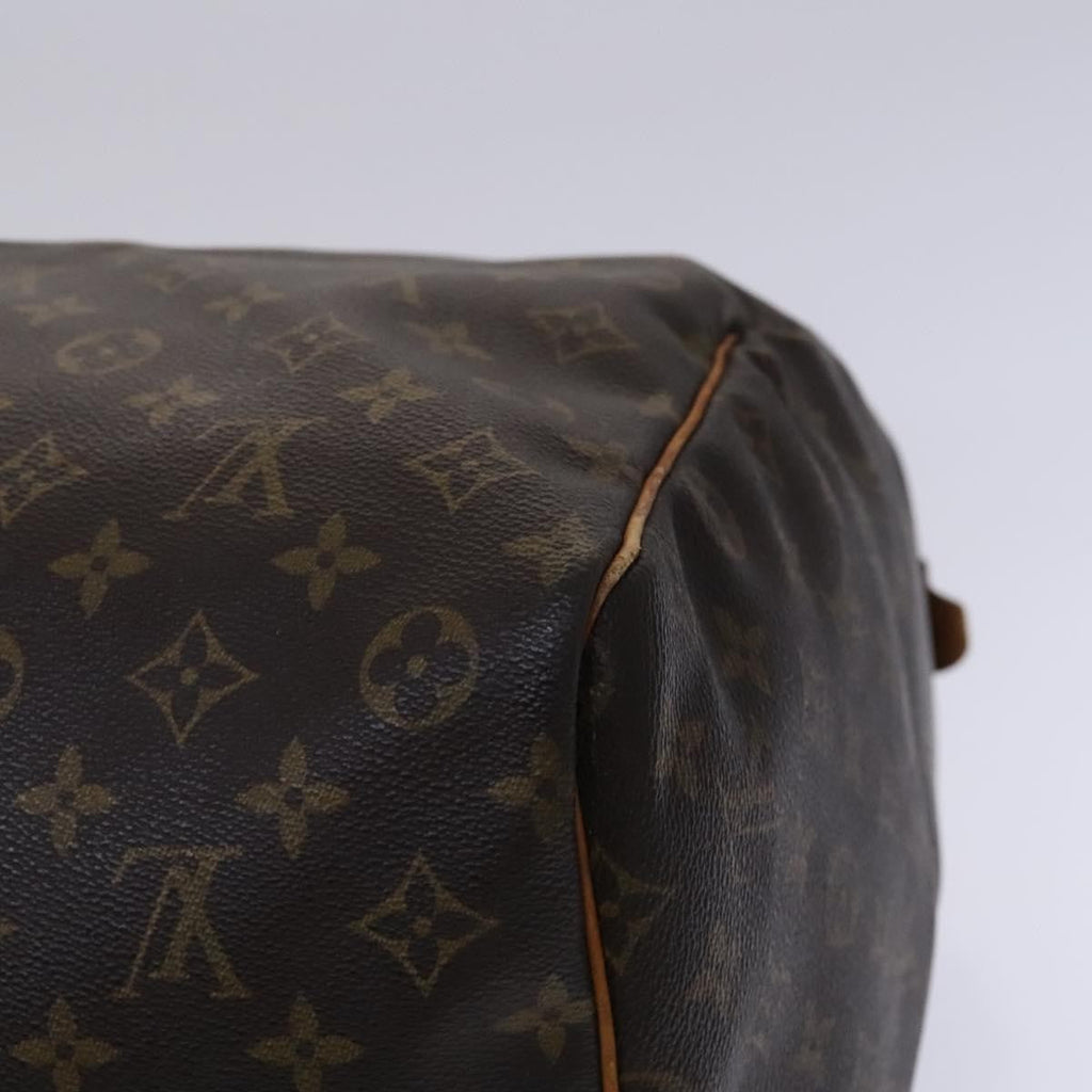 Louis Vuitton Keepall Bag Monogram Canvas Brown Canvas Travel Bag Bag (Pre-Owned)